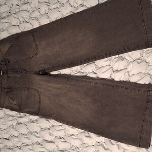 Time and Tru High Rise Wide Leg Pants in Gray